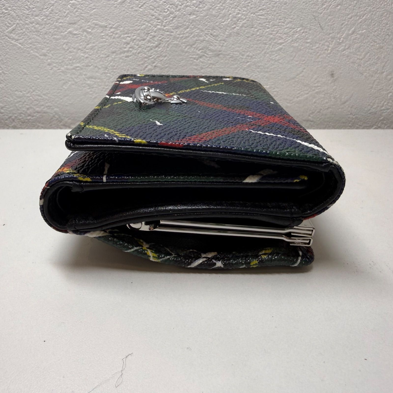 極美品】ヴィヴィアンウエストウッド 三つ折り財布 がま口 オーブ