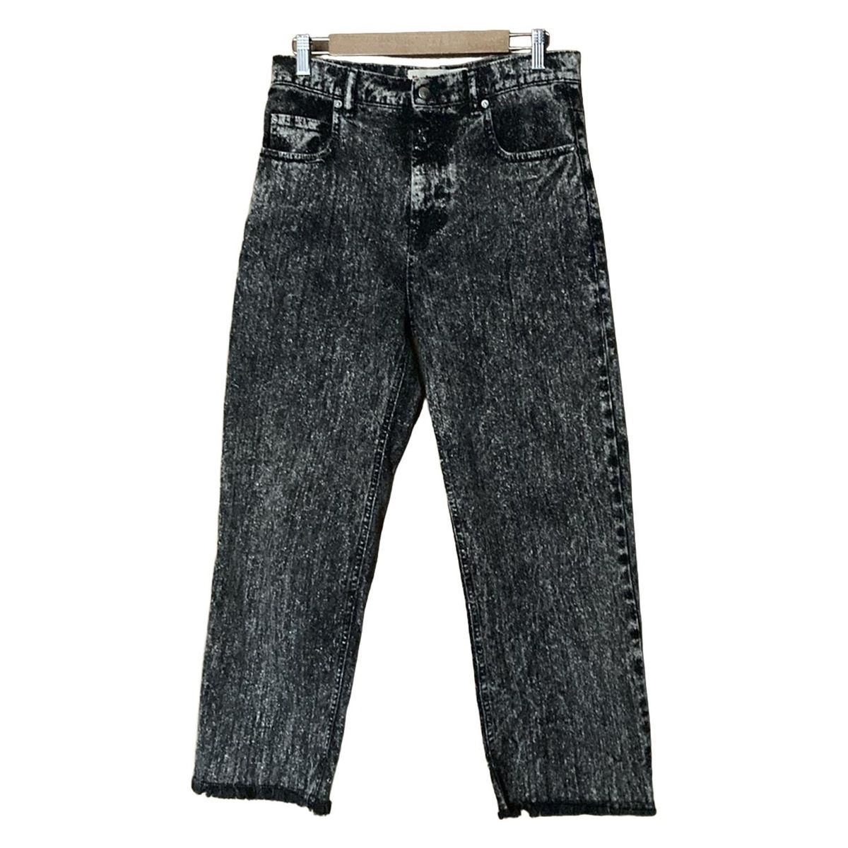 MARNI マルニ ジーンズ サイズ38 S レディース 黒 アイボリー フルレングス