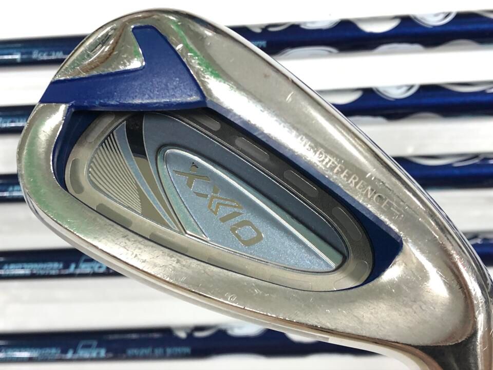 ダンロップ　XXIO LADIES 2022 ブルー　MP1200L ブルー　Lフレックス　アイアンセット　中古【最短即日発送】