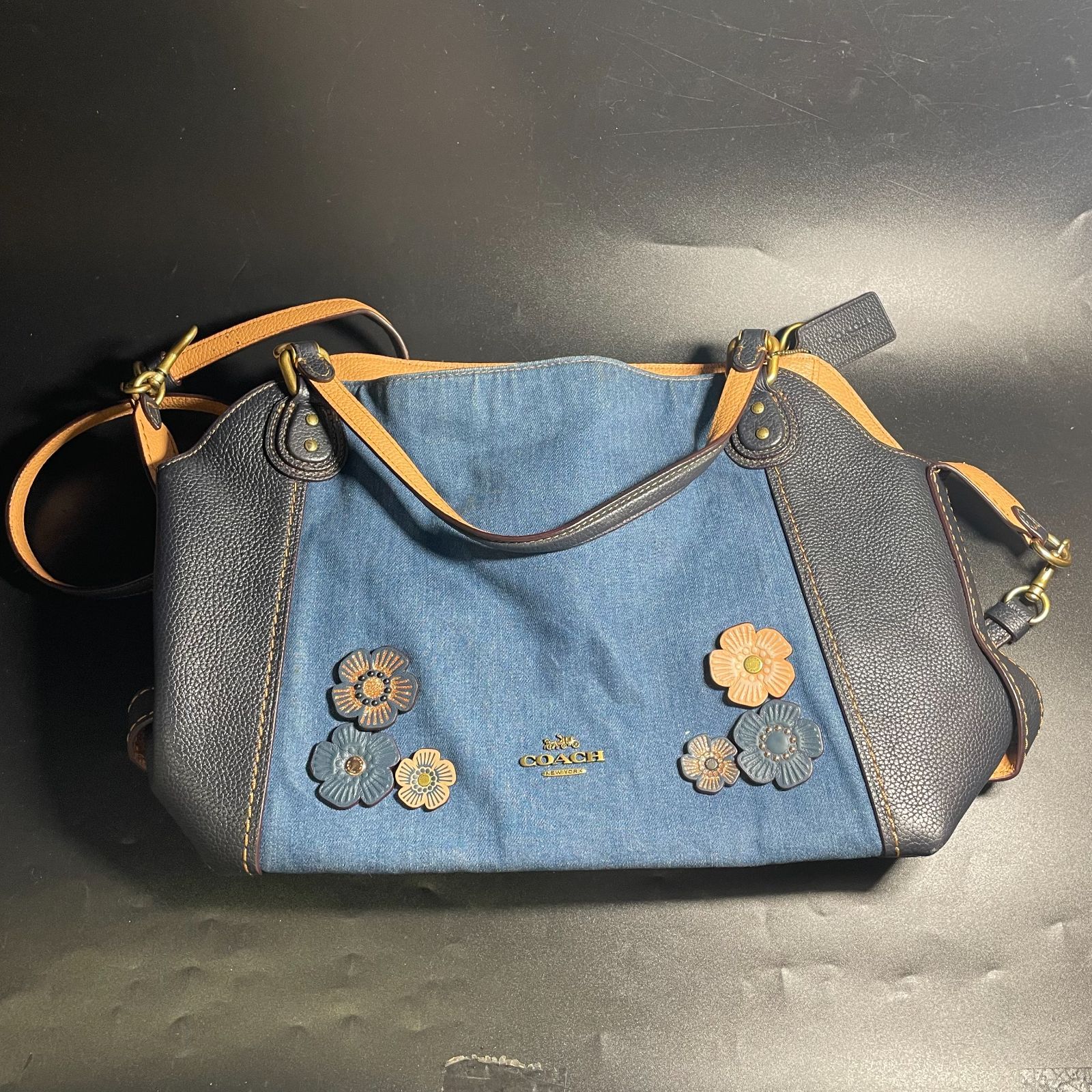 コーチ デニム 購入 2WAYショルダーバッグ B25121130 コーチ デニム 購入 2WAYショルダーバッグ B25121130