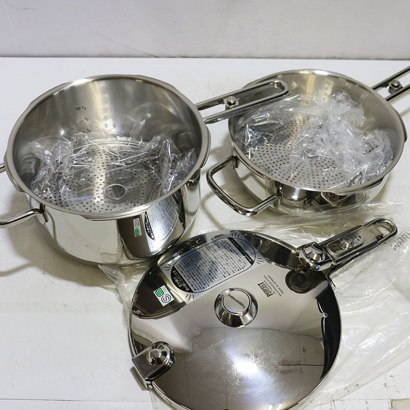 タッパーウェア パーフェクトキッチン 圧力鍋 5 L 本体 3 フタ MR 7 11 302