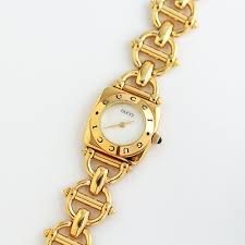 GUCCI グッチ レディース腕時計 6400 L ゴールド × シェル文字盤