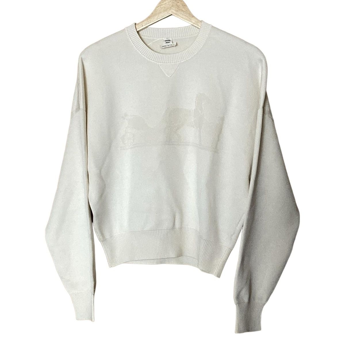 HERMES(エルメス) 長袖セーター サイズ38 M レディース - 97-7708 白