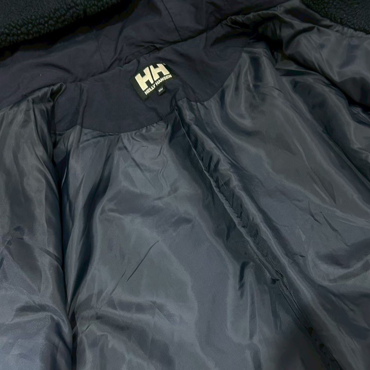 美品☆ダントンDANTONノーカラーフリースコートマーブルグレージュ36M 