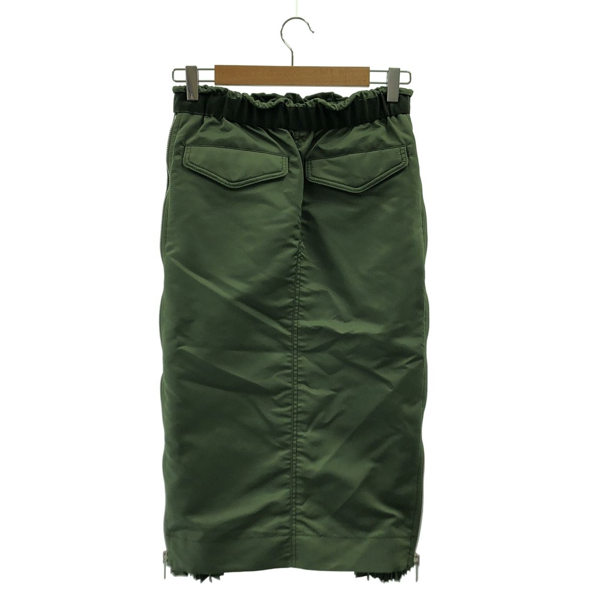 sacai MA1 スカート 美品】 sacai / サカイ | MA-1 サイドジップ プリーツ レイヤード