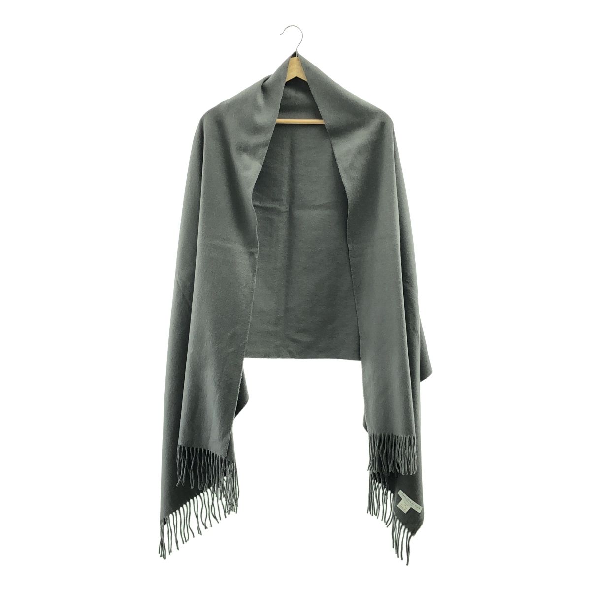 ジョンストンズ カシミア 大判ストール マフラー グレー