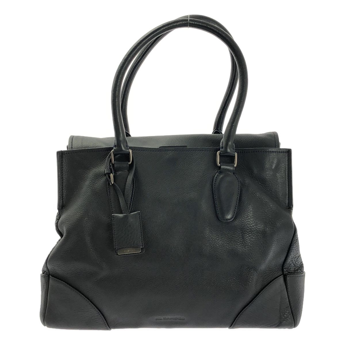 JIL SANDER ジルサンダー レザー ボストン トートバッグ ブラック レディース