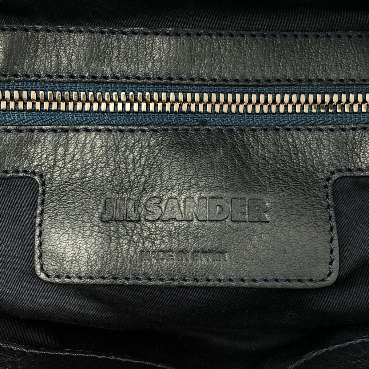JIL SANDER / ジルサンダー | レザー ボストン トートバッグ 