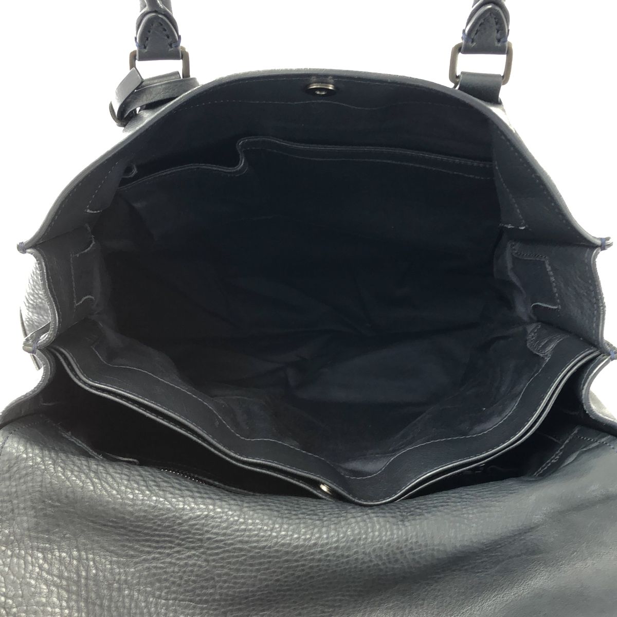 JIL SANDER / ジルサンダー | レザー ボストン トートバッグ