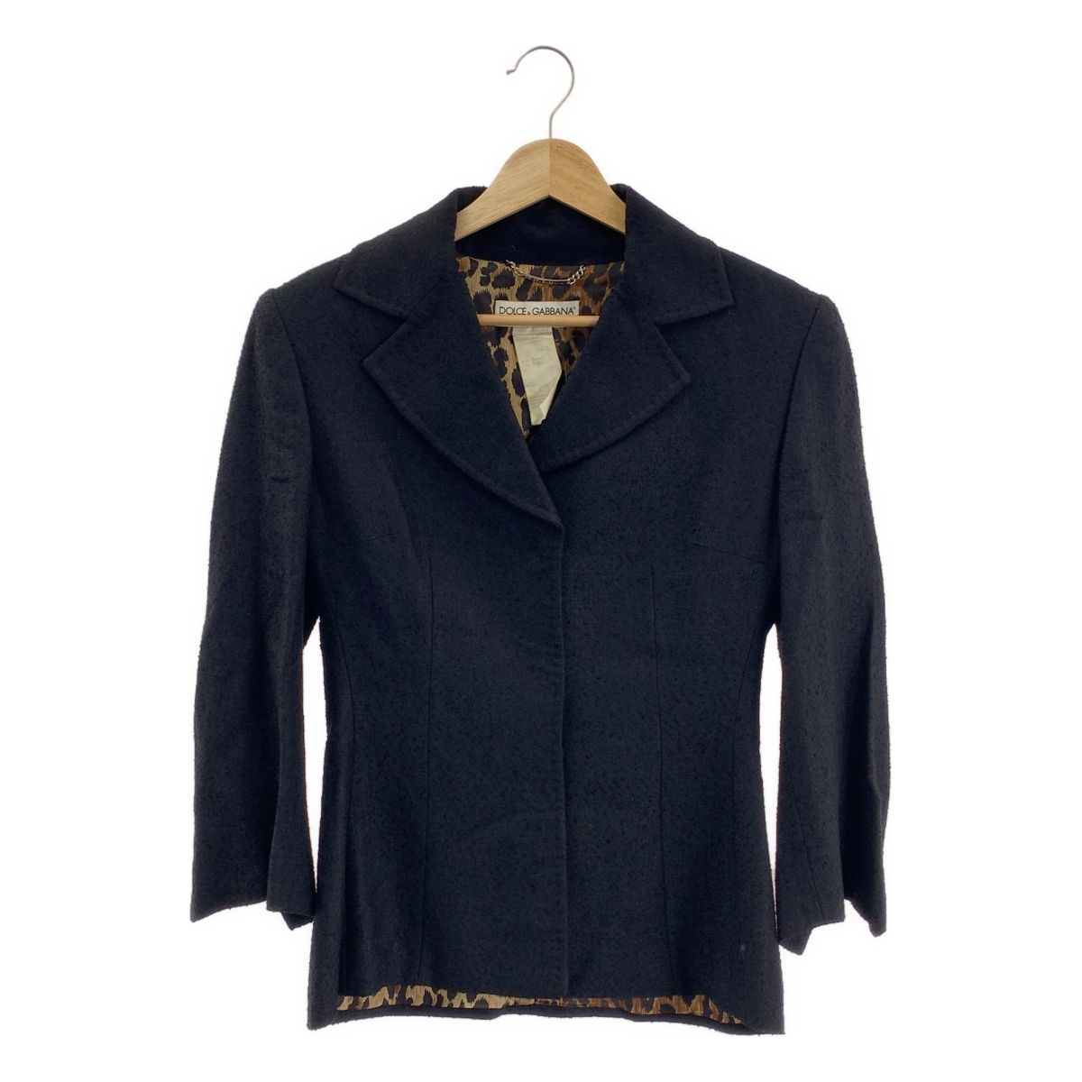 D&G DOLCE&GABBANA / ディーアンドジー | レオパード裏地 テーラード