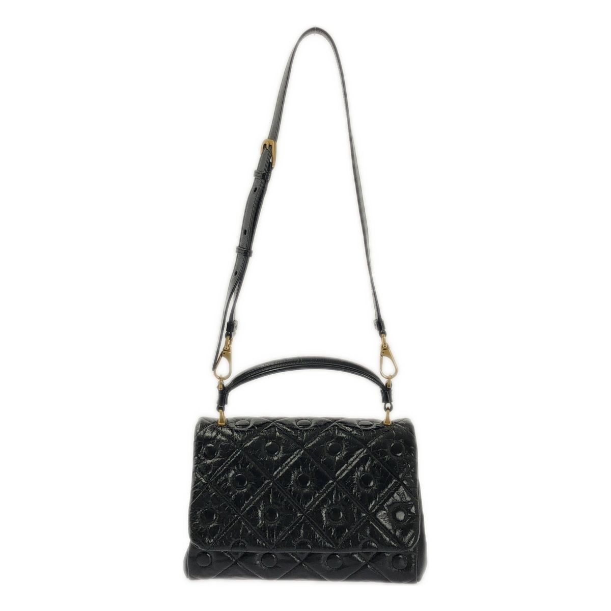 TOD S トッズ タイムレス キルティング ショルダーバッグ ブラック レディース