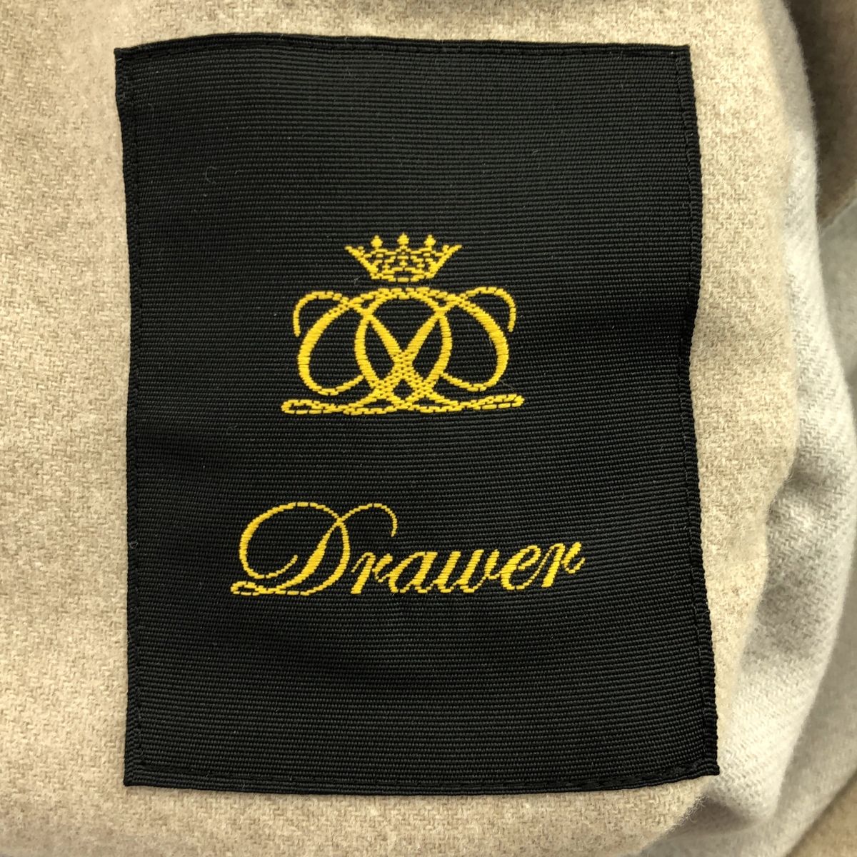 Drawer / ドゥロワー | ウールメルトンリバーシブルジレ コート | 38 