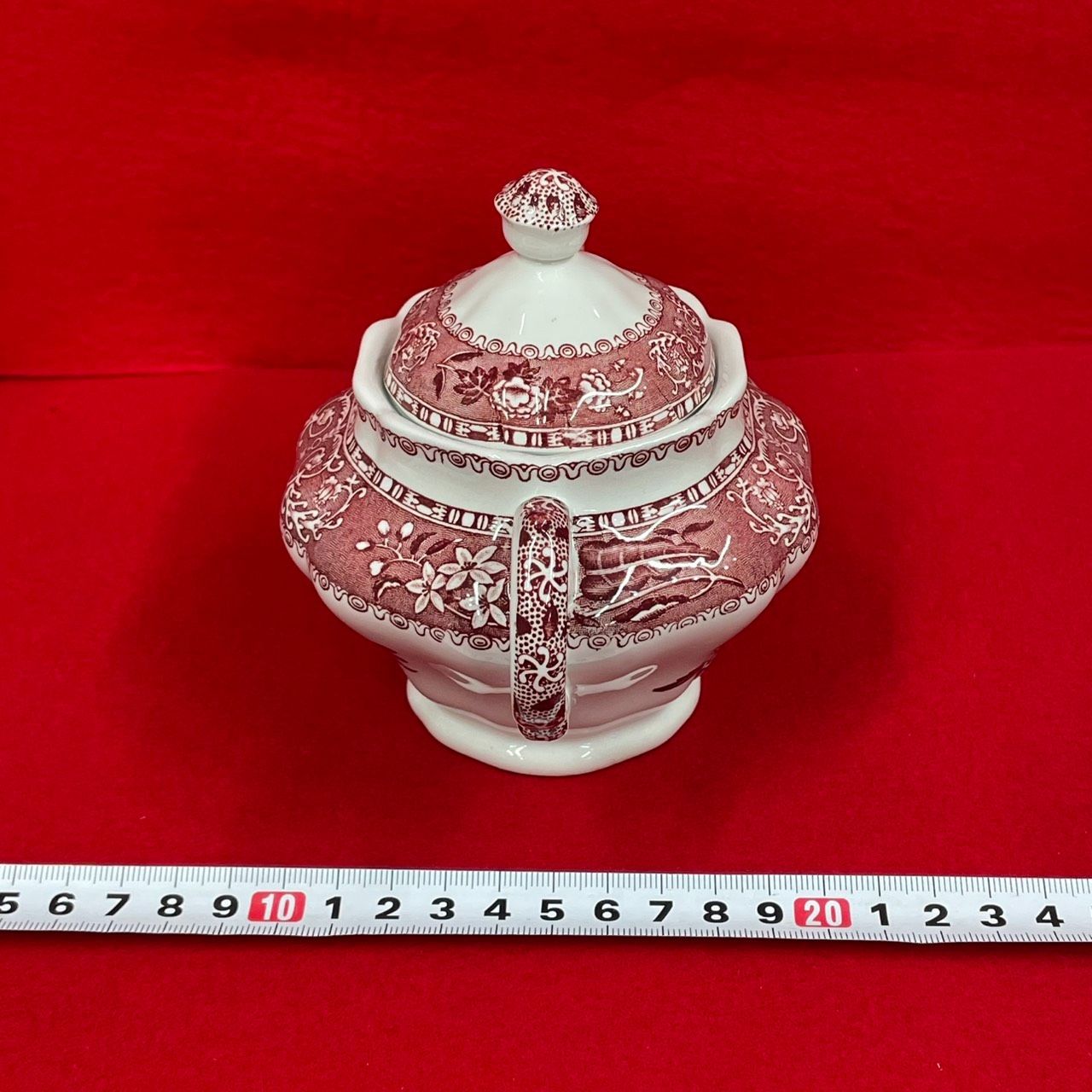 Spode スポード ピンクカミラ シュガーポット イングランド N 14