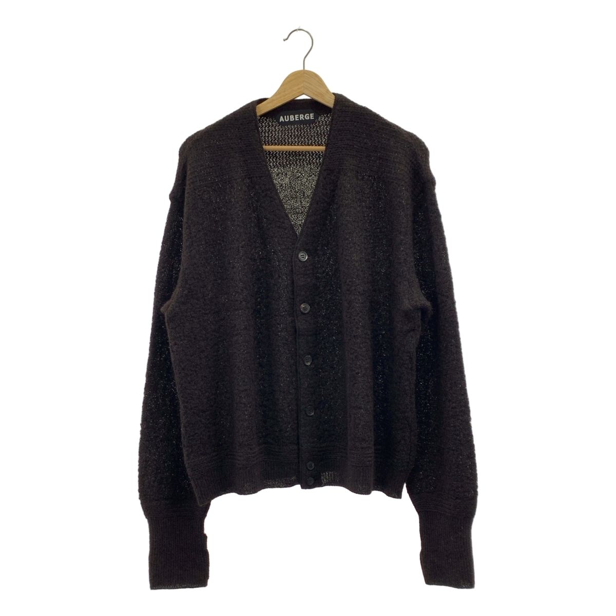 【オーベルジュ】アルパカカーディガン カート 40 AUBERGE / オーベルジュ | GUANICOE アルパカ Vネックカーディガン