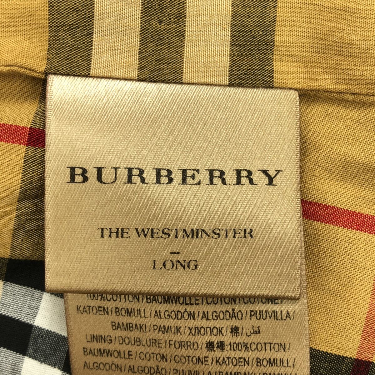 Burberry / バーバリー | THE WESTMINSTER ウエストミンスター 