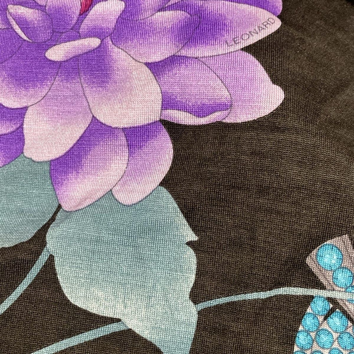 LEONARD(レオナール) 長袖カットソー サイズ42 L レディース - ダーク