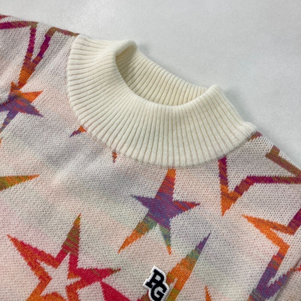 サイズ：1 PEARLY GATES パーリーゲイツ 2024年 ハイネック ニット