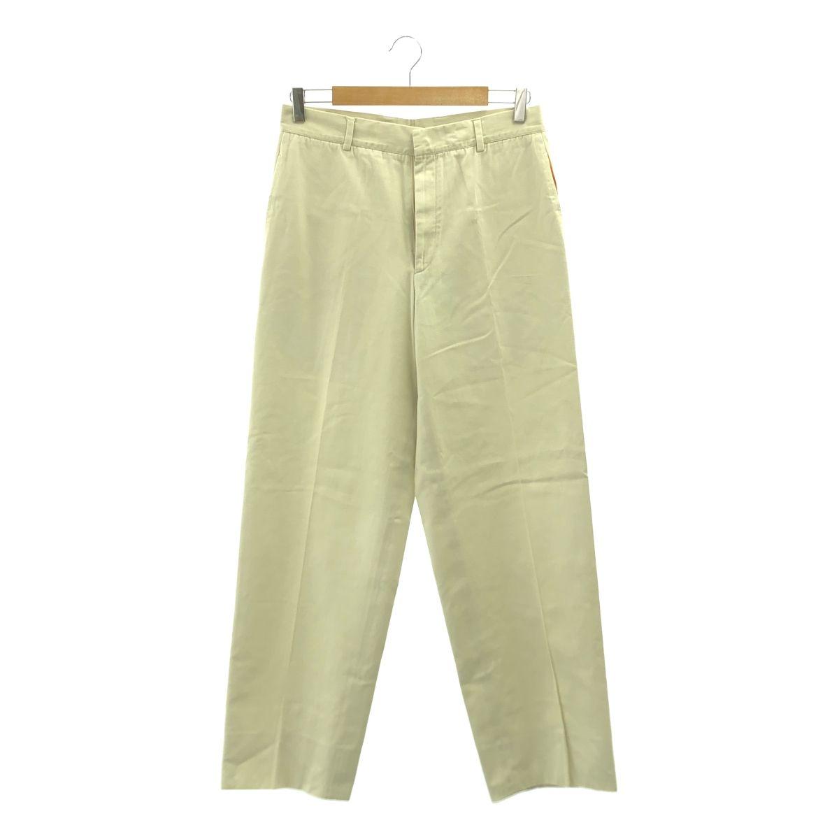 HERMES / ショップ エルメス | コットン ワイドパンツ | 48 | ベージュ  