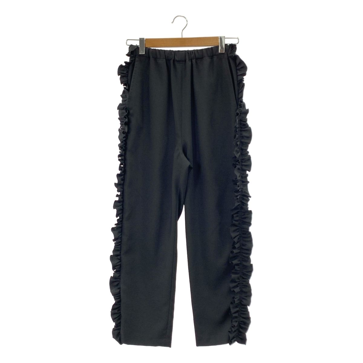 Rhodolirion | ロドリリオン Swallow Frill Side PT パンツ 0 ブラック レディース