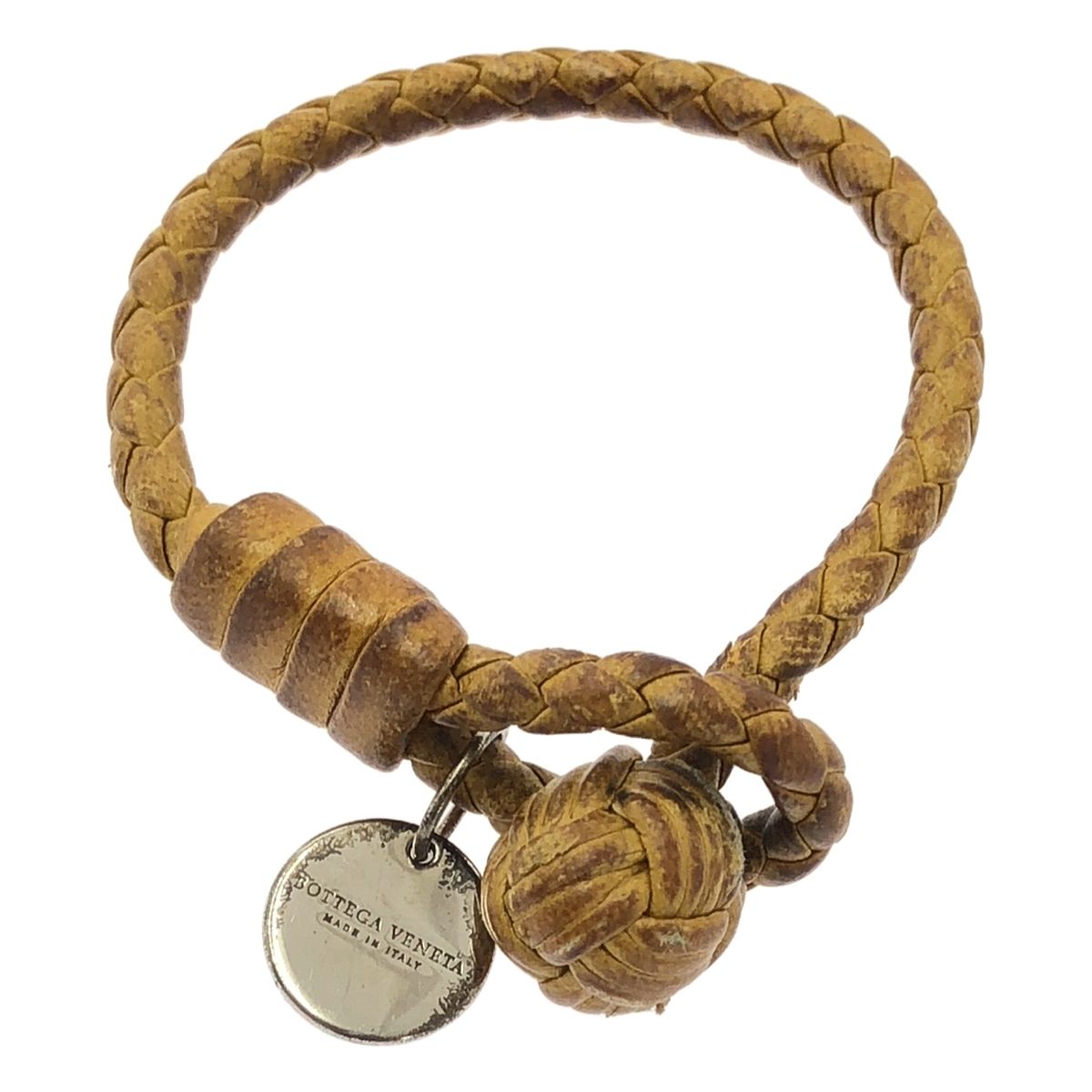 新品　ボッテガヴェネタ　イントレチャート　ブレスレット ブラウンお値下げしました BOTTEGA VENETA / ボッテガヴェネタ | レザー イントレチャート