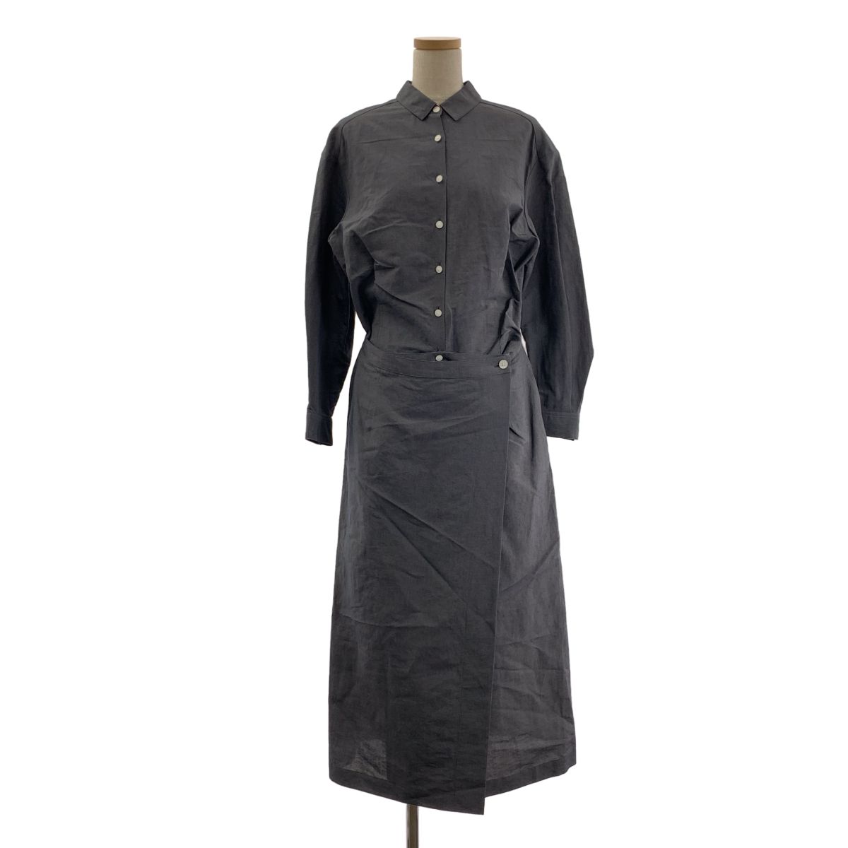 mina perhonen / ミナペルホネン | march リネン シャツ ワンピース