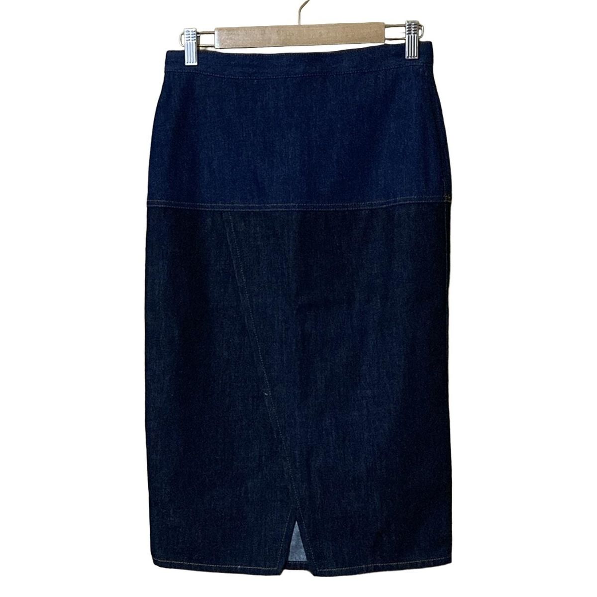 FENDI(フェンディ) ロングスカート サイズ40 M レディース - ネイビー