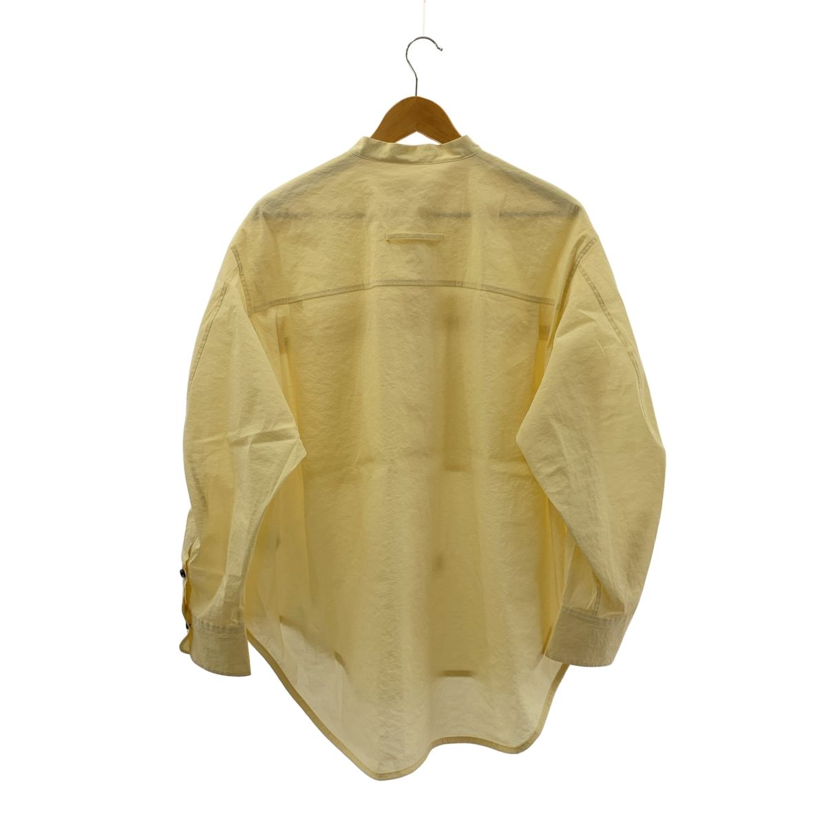 【美品】  LOHEN / ローヘン | 2025SS | BIG PATCH POKET SHIRT ビッグポケット パッチ シャツ | F | イエロー | レディース 美品】 LOHEN / ローヘン | 2025SS | BIG PATCH POKET SHIRT ビッグ