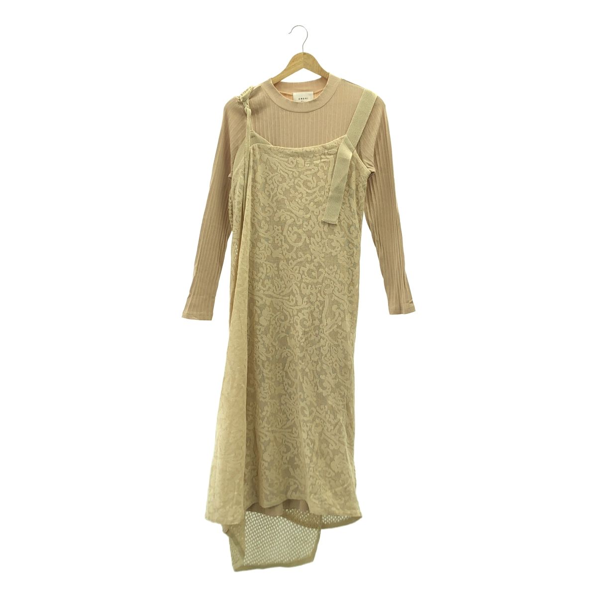 AMERI / アメリ | VINTAGE SUSPENDER KNIT LACE DRESS ヴィンテージ 