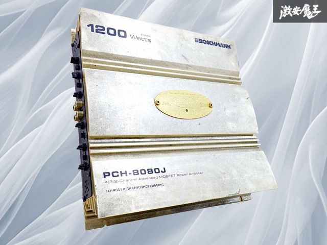 新品未使用➰ボッシュマン BOSCHMANN パワーアンプ ストア保証】BM-BOSCHMANN PCH-8080J パワーアンプ アンプ 4チャンネル