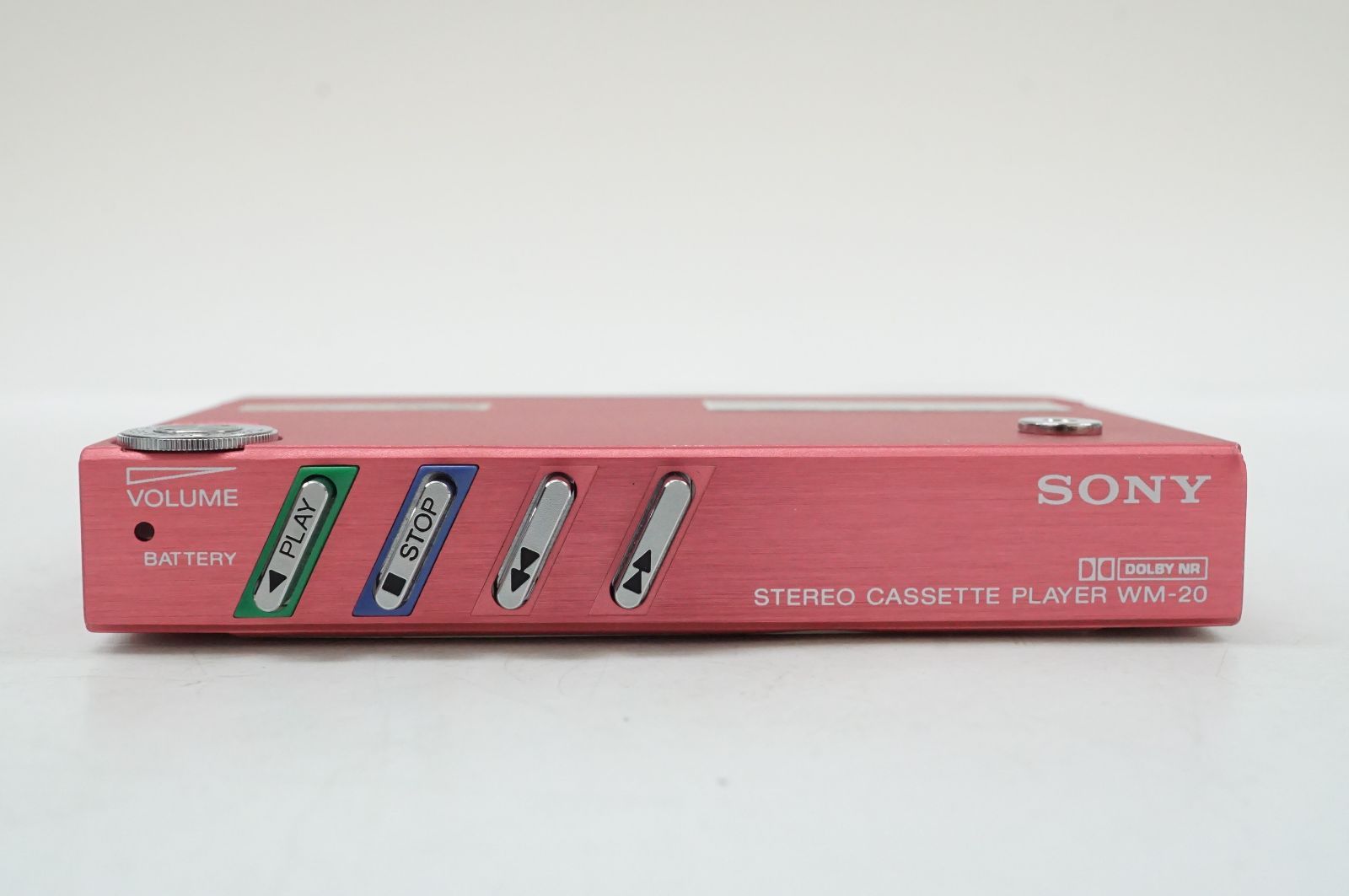 C201453)SONY ソニー ウォークマン WM-20 ピンク カセットプレイヤー