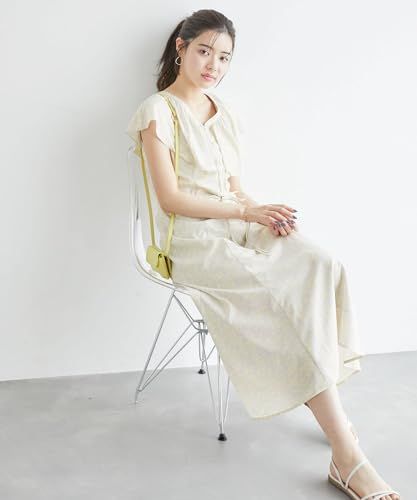  ロペピクニック ワンピース フラワープリントラッフルワンピース|リンクコーデ レディース クリームサブ 84 その他 フェイスケア