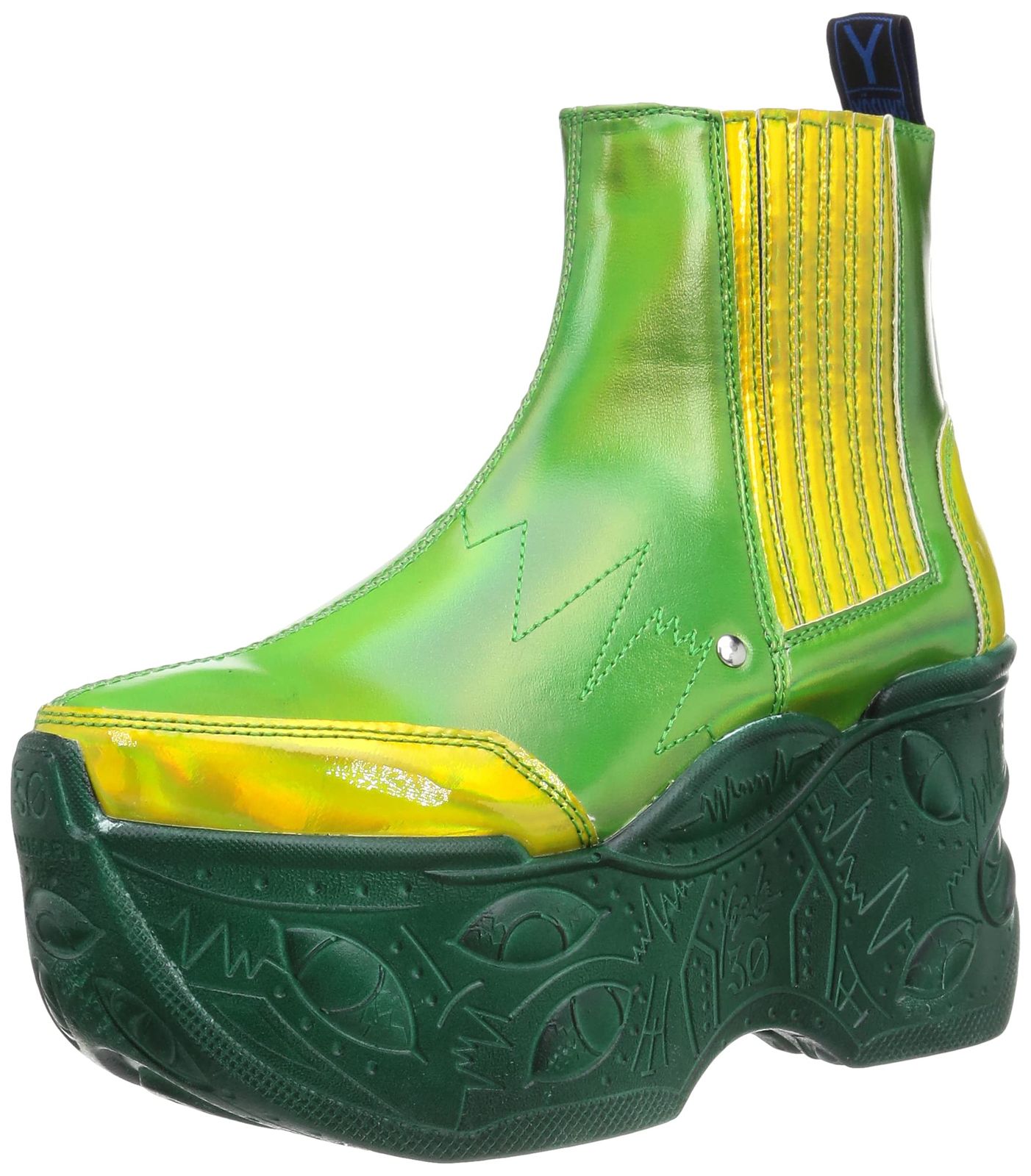 ヨースケ ファッションブーツ 2601079 レディース グリーンコンビ 23 0 cm
