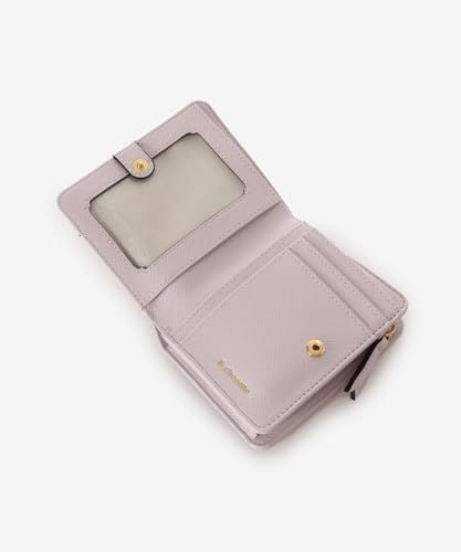アンドシュエット 二つ折り財布 推し事 ハートビジュー折財布 ラベンダー
