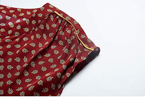 SIXIULIYU マルベリーシルクレディースドレス|中国天然シルクイブニングパーティードレス|オフィスドレス|シルクロングドレス|プラスサイズ|水玉プリント