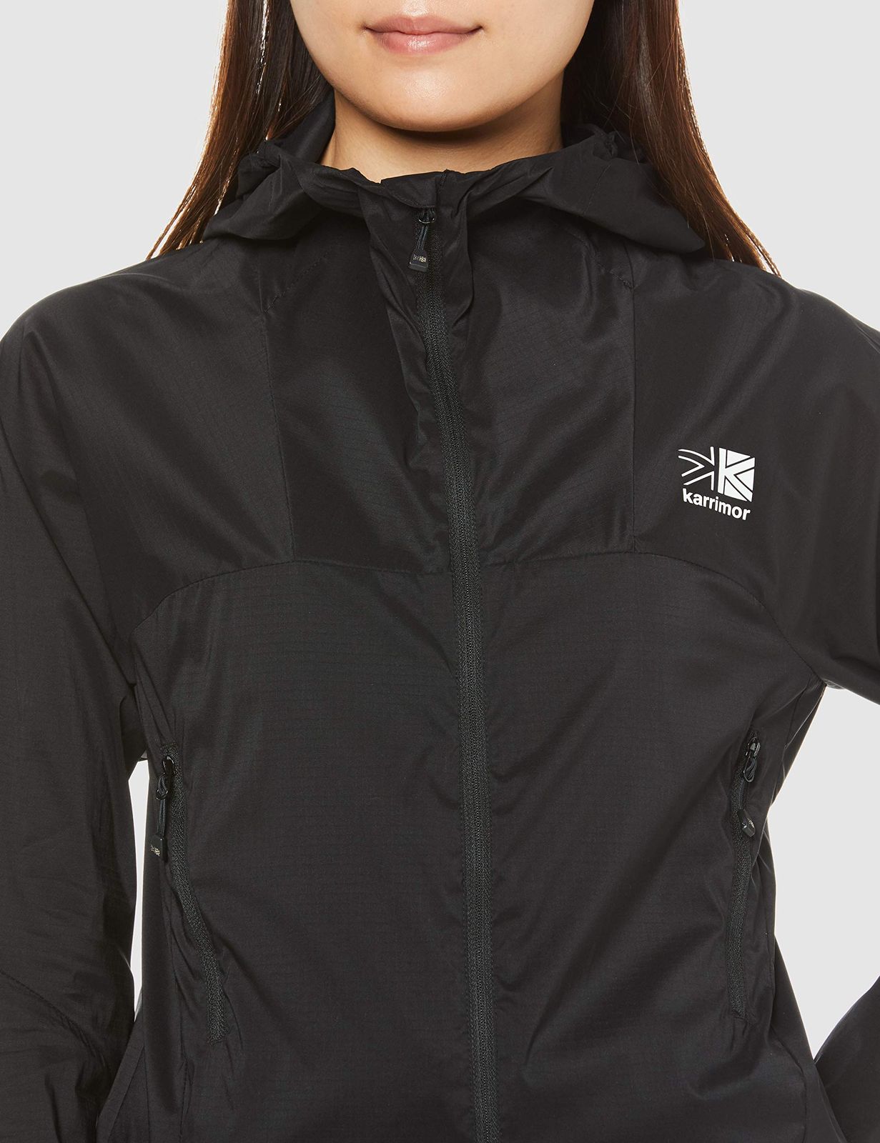 カリマー アウター wind shell hoodie W s レディース Black L