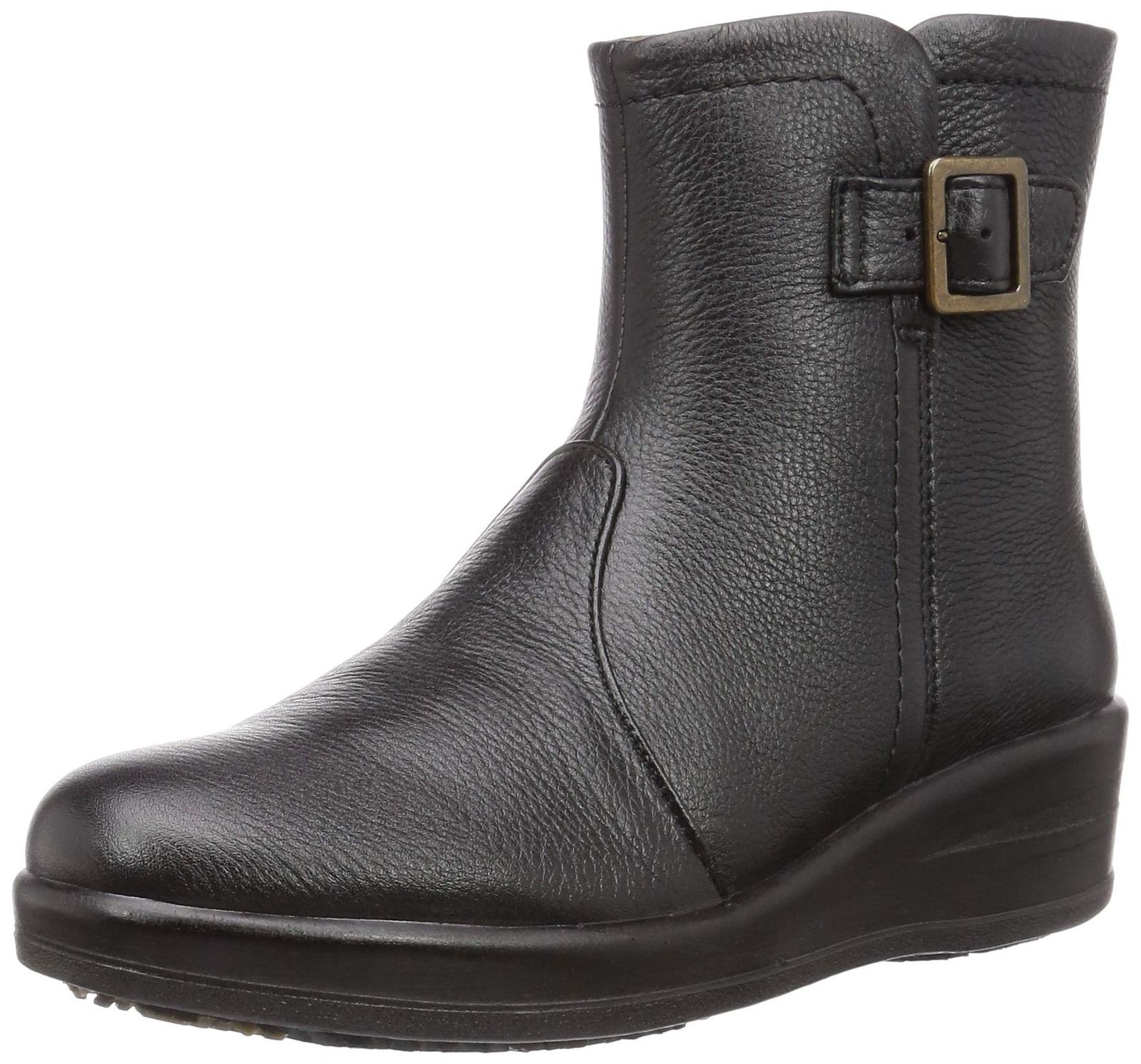 スポルス 幅広 ウインター レディース ブラック 24 cm 3 E