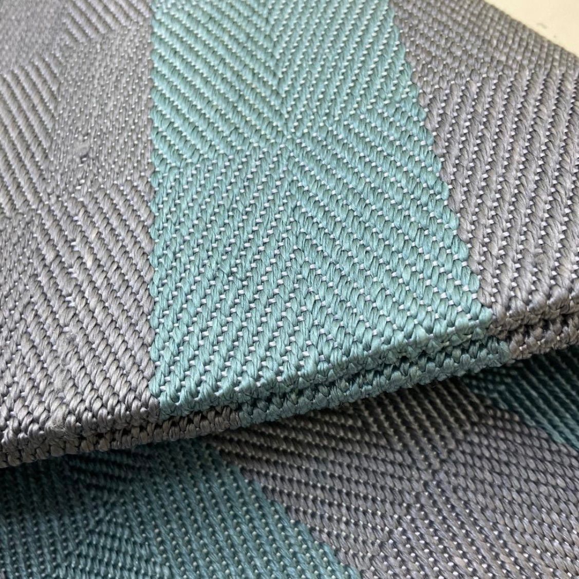 ○kimono+one○kimonoarisa○厳選○貴重品○ざざんざ織○正絹○半幅帯