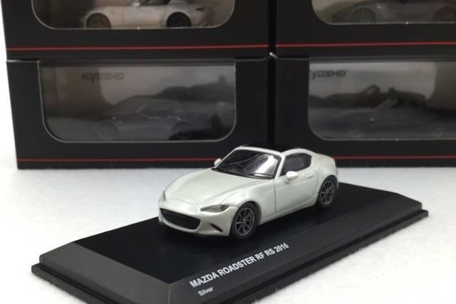 京商 1/64 マツダ ND ロードスター RF RS 2016 シルバー Mazda Roadster Silver KS07068A5
