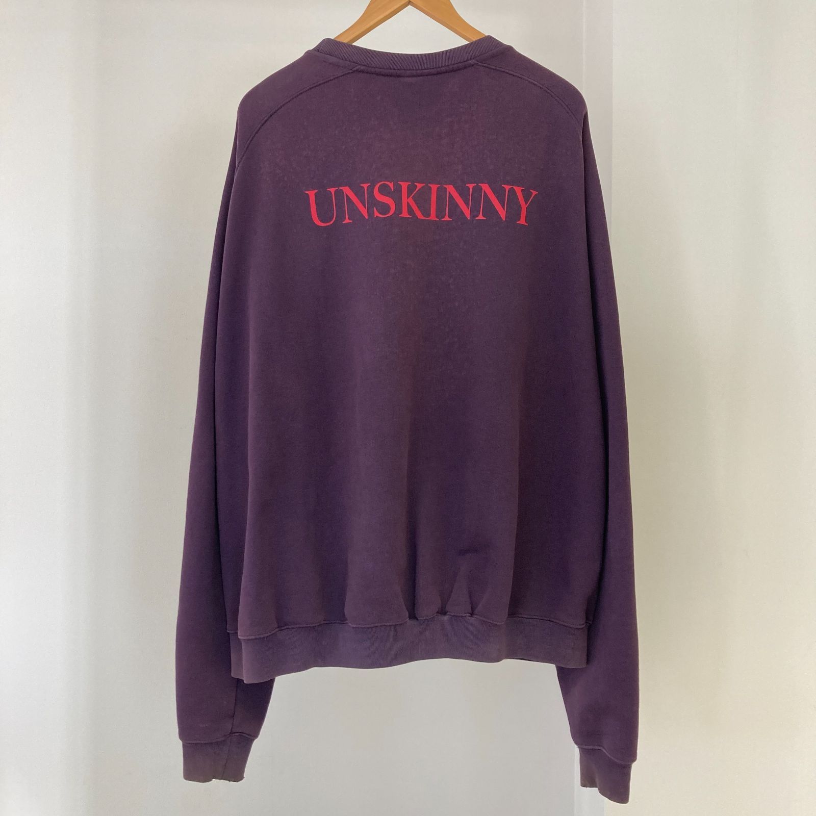 (L) VETEMENTS ヴェトモン UNSKINNY パープル L) VETEMENTS ヴェトモン UNSKINNY パープル
