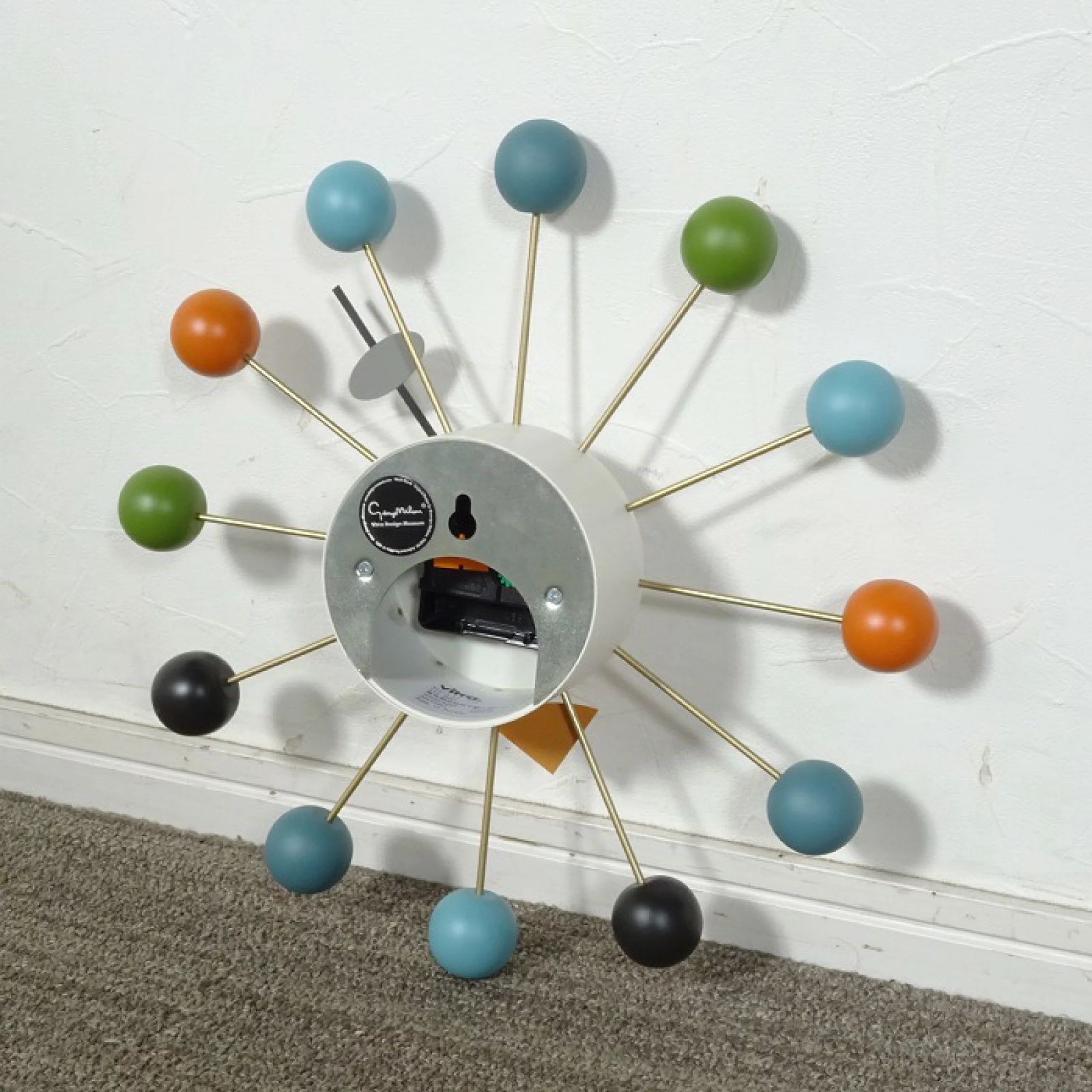 展示品 Vitra Ball Clock/ボールクロック マルチカラー壁掛け時計 楽天市場】☆Vitra Ball Clock ボール クロック 掛け時計 マルチカラー