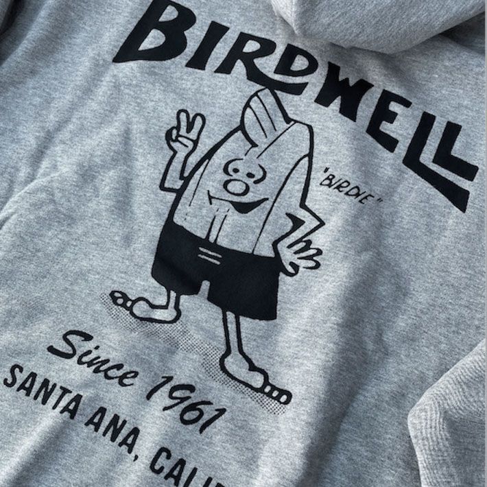 フーディ パーカー BIRDWELL バードウェル ” 61 Hoodie -JP” -HEATHER