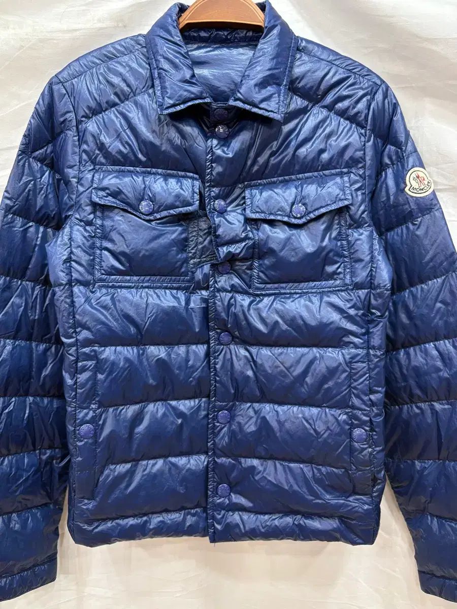 モンクレール ブルー COLOR 軽量 ダウン 12 Y