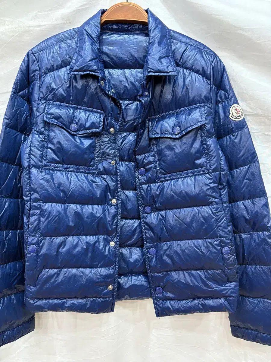 モンクレール ブルー COLOR 軽量 ダウン 12 Y