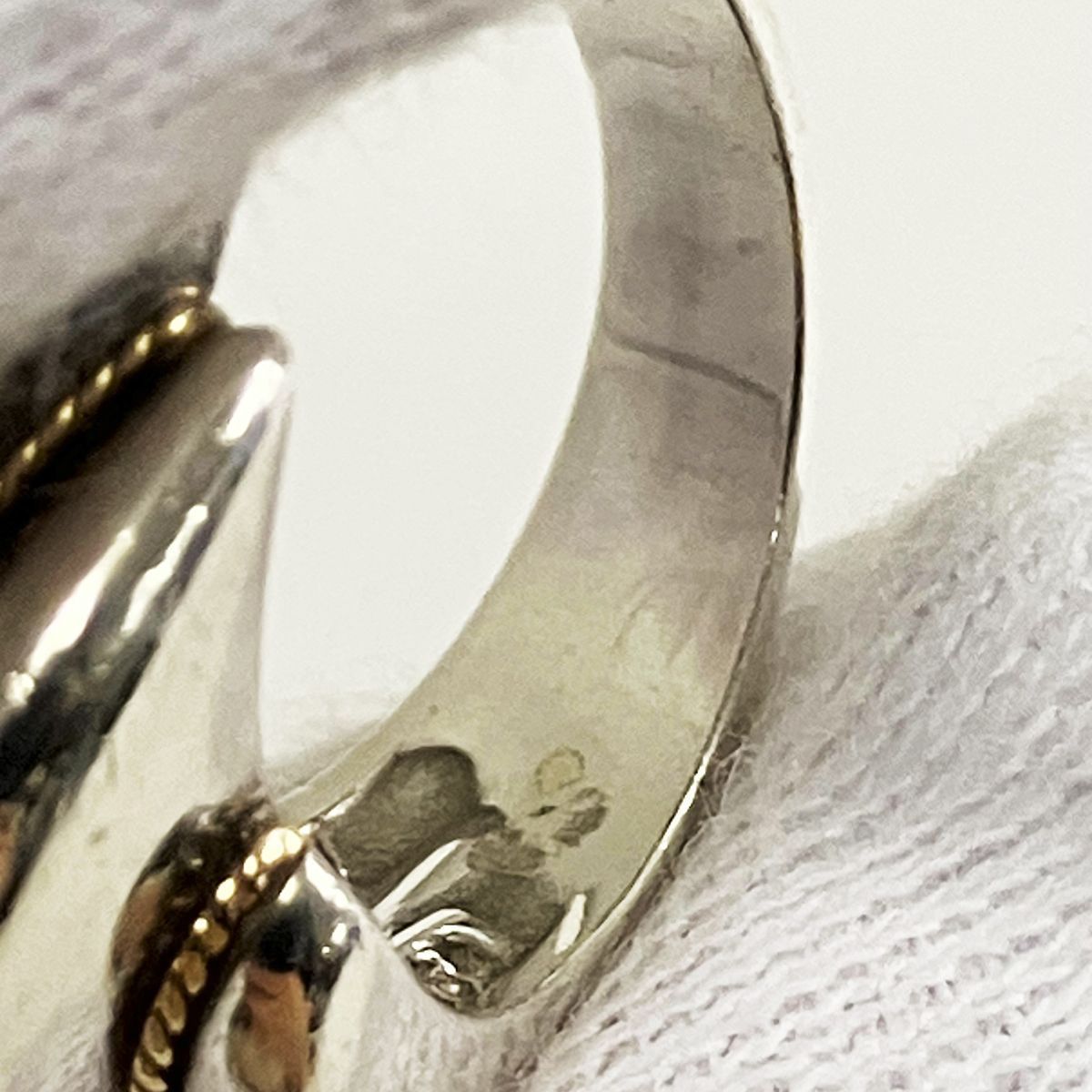 TIFFANY&Co. ティファニー ツイストロープ リング 925 750 13号相当