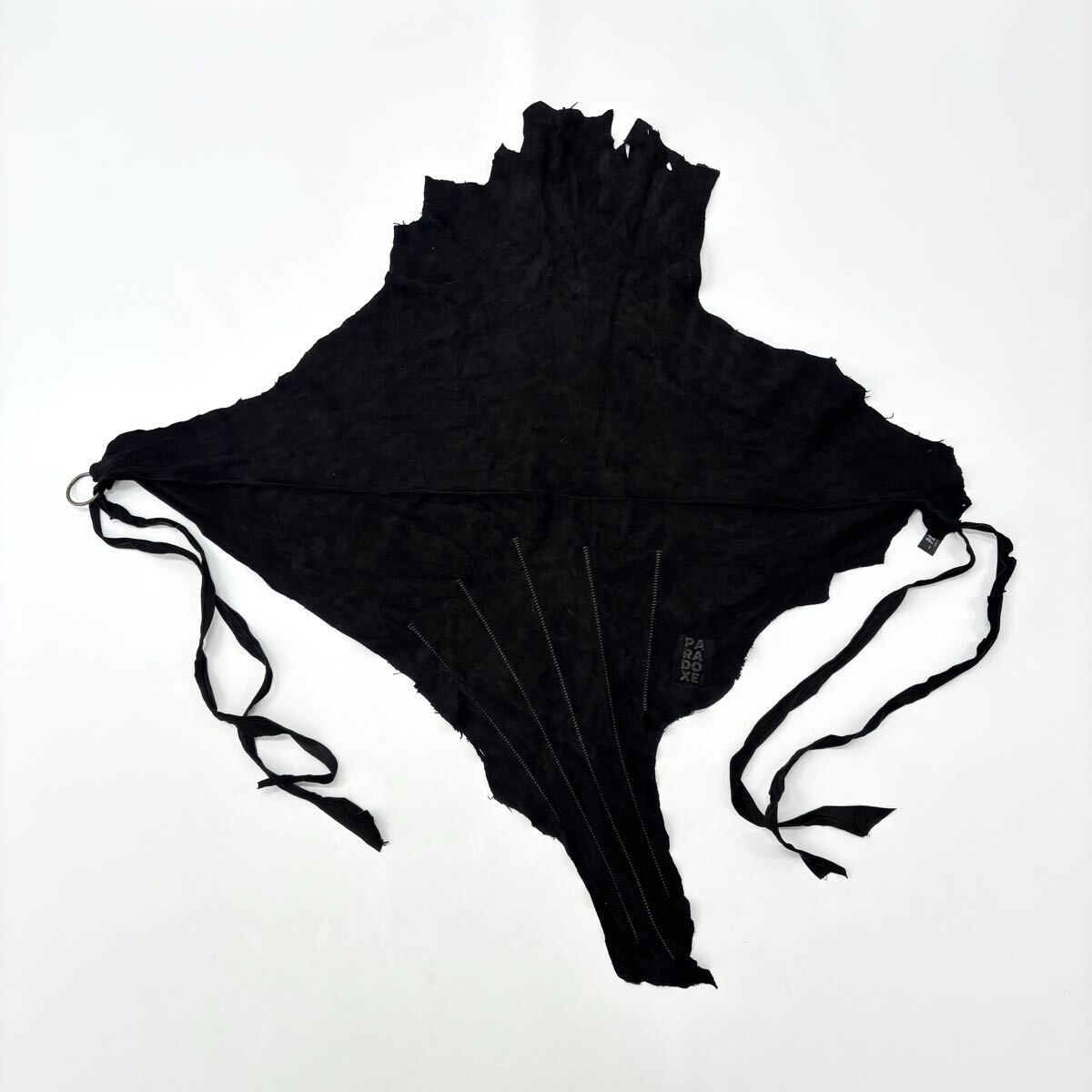 パラドックス ラムスウェード スカーフ ブラック 系 712 0050