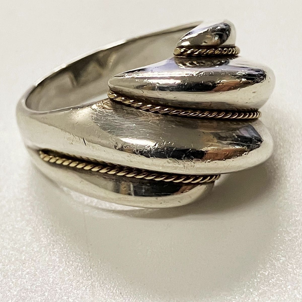 TIFFANY&Co. ティファニー ツイストロープ リング 925 750 13号相当 