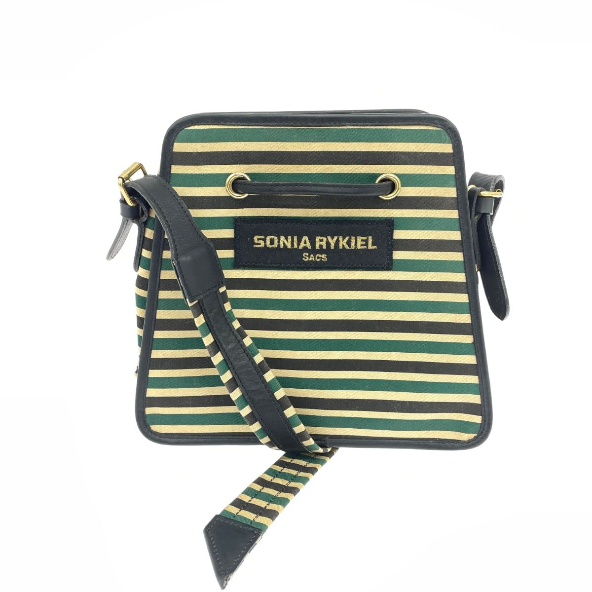 SONIA RYKIEL ソニアリキエル ショルダーバッグ ロゴ ボーダー 