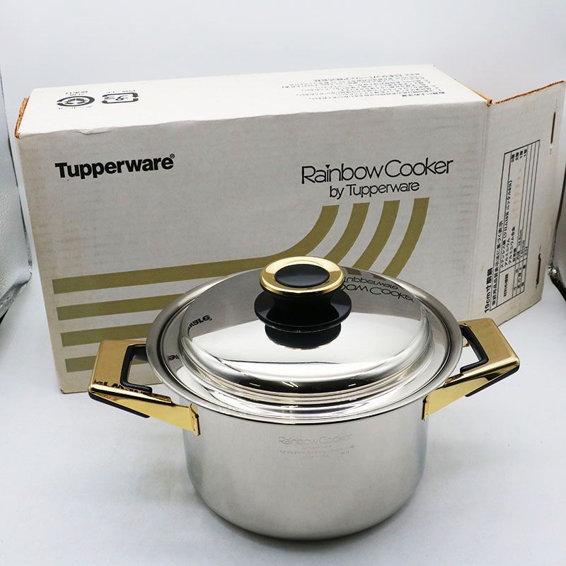 タッパーウェア レインボウクッカー 19 cm 寸胴鍋 MR 7 11 309