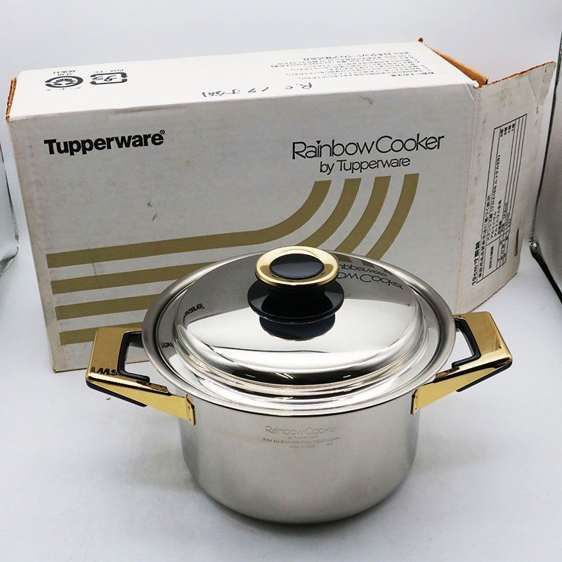 タッパーウェア レインボウクッカー 19 cm 寸胴鍋 MR 7 11 310