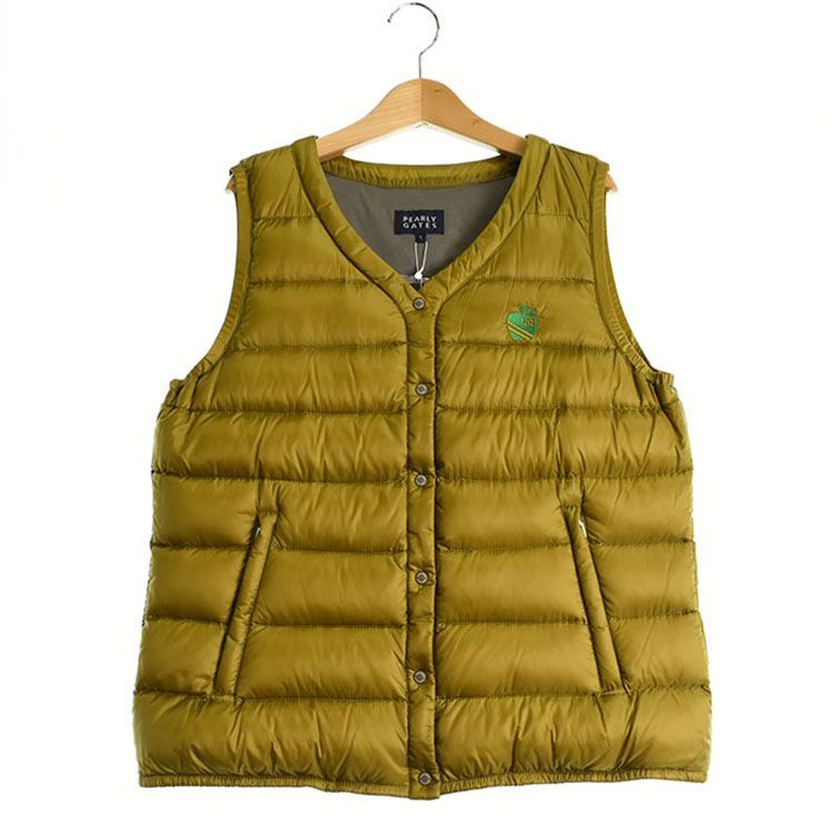 新古品です！】パーリーゲイツ｜レディース｜1 (M相当)｜ダウンベスト